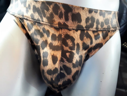 Thong fetisch ouvert Silikon Cockring Polos Leodruck Spielhose open Butt Suspensorium Push Up - SEXSENSE