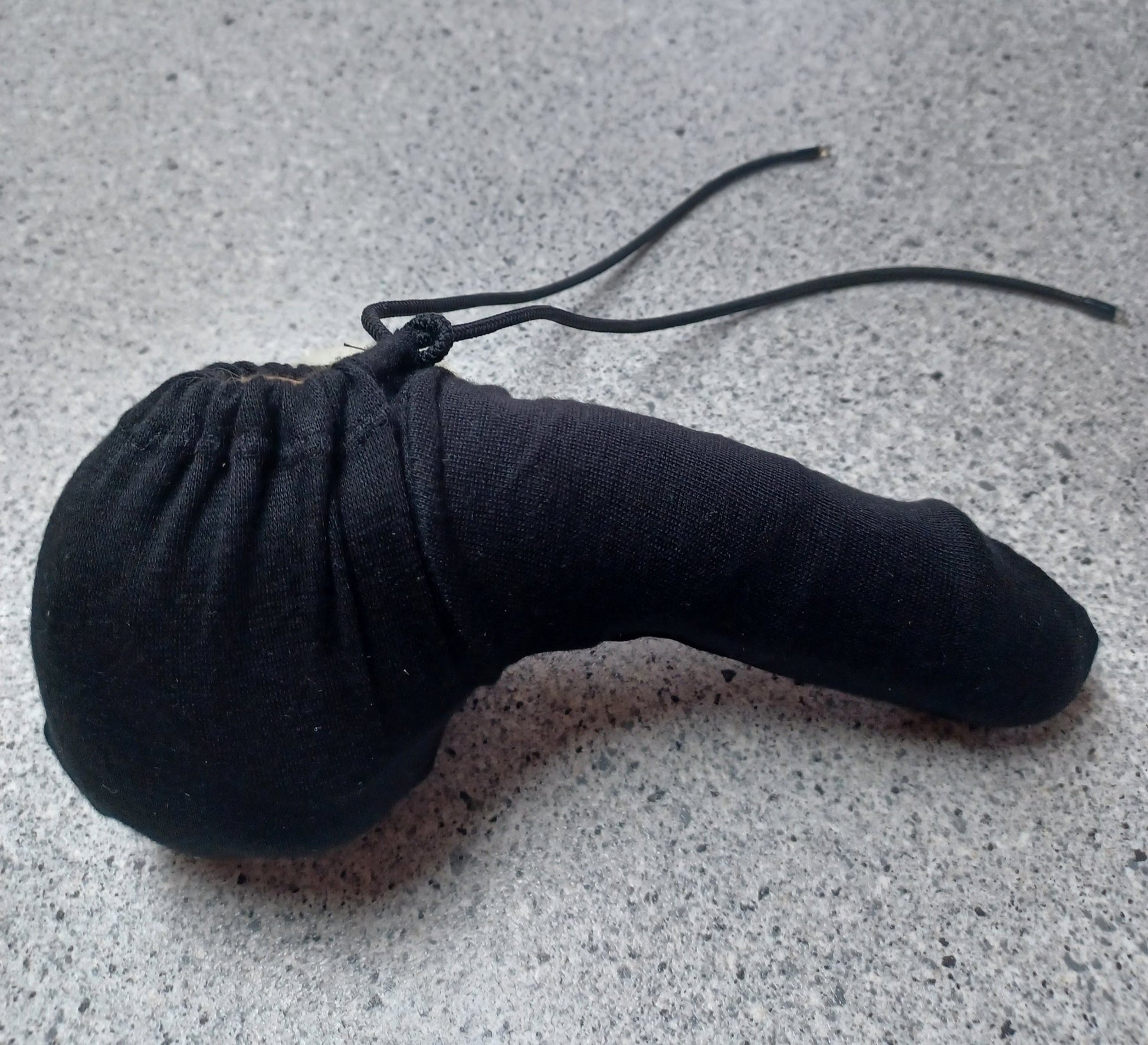Penissocke schwarz Modal Lümmeltüte Juwelensäckchen Hodensack Willi Wärmer One - Sleeve - SEXSENSE
