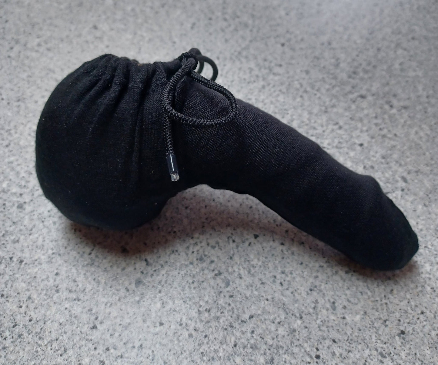 Penissocke schwarz Modal Lümmeltüte Juwelensäckchen Hodensack Willi Wärmer One - Sleeve - SEXSENSE