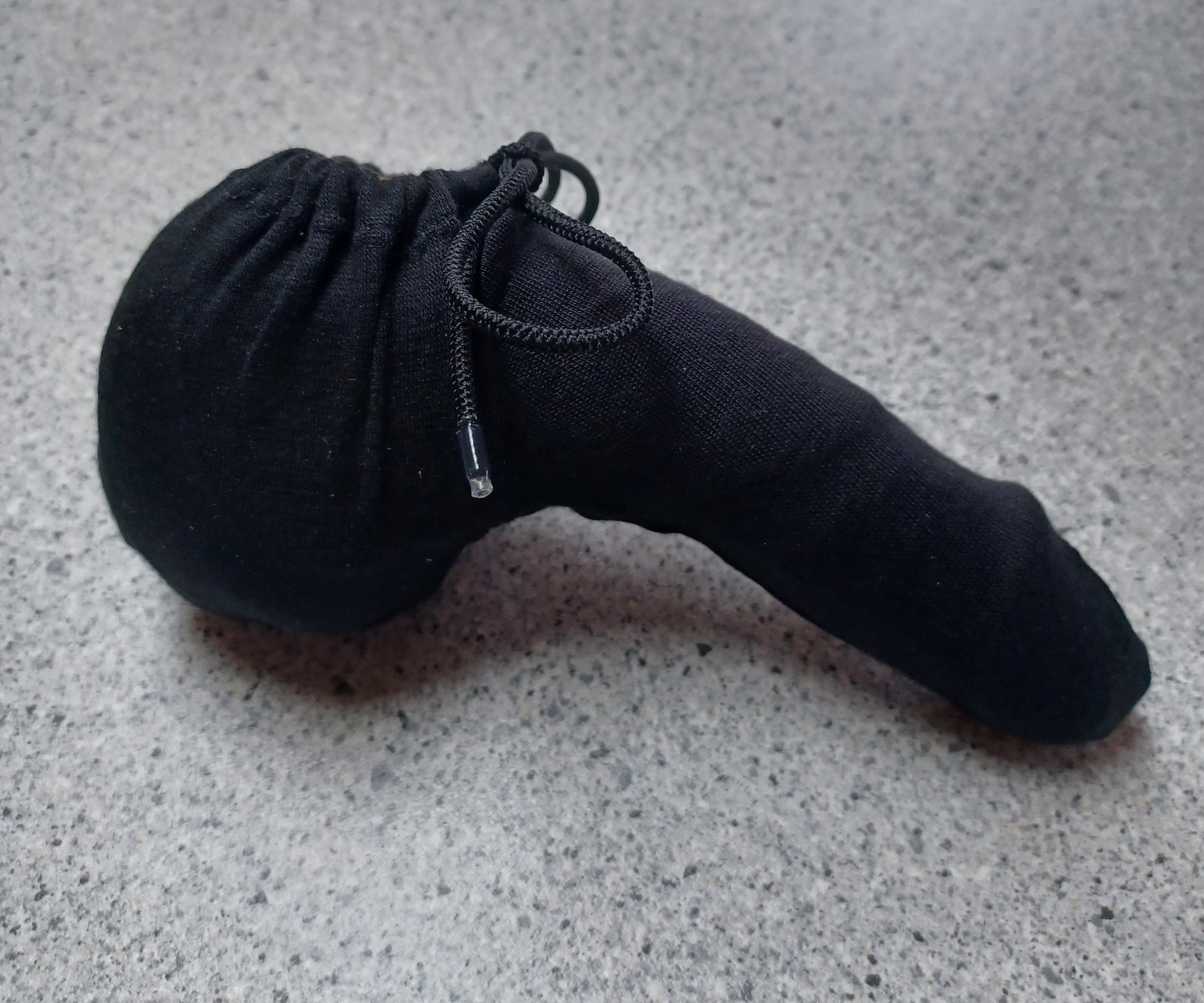 Penissocke schwarz Modal Lümmeltüte Juwelensäckchen Hodensack Willi Wärmer One - Sleeve - SEXSENSE