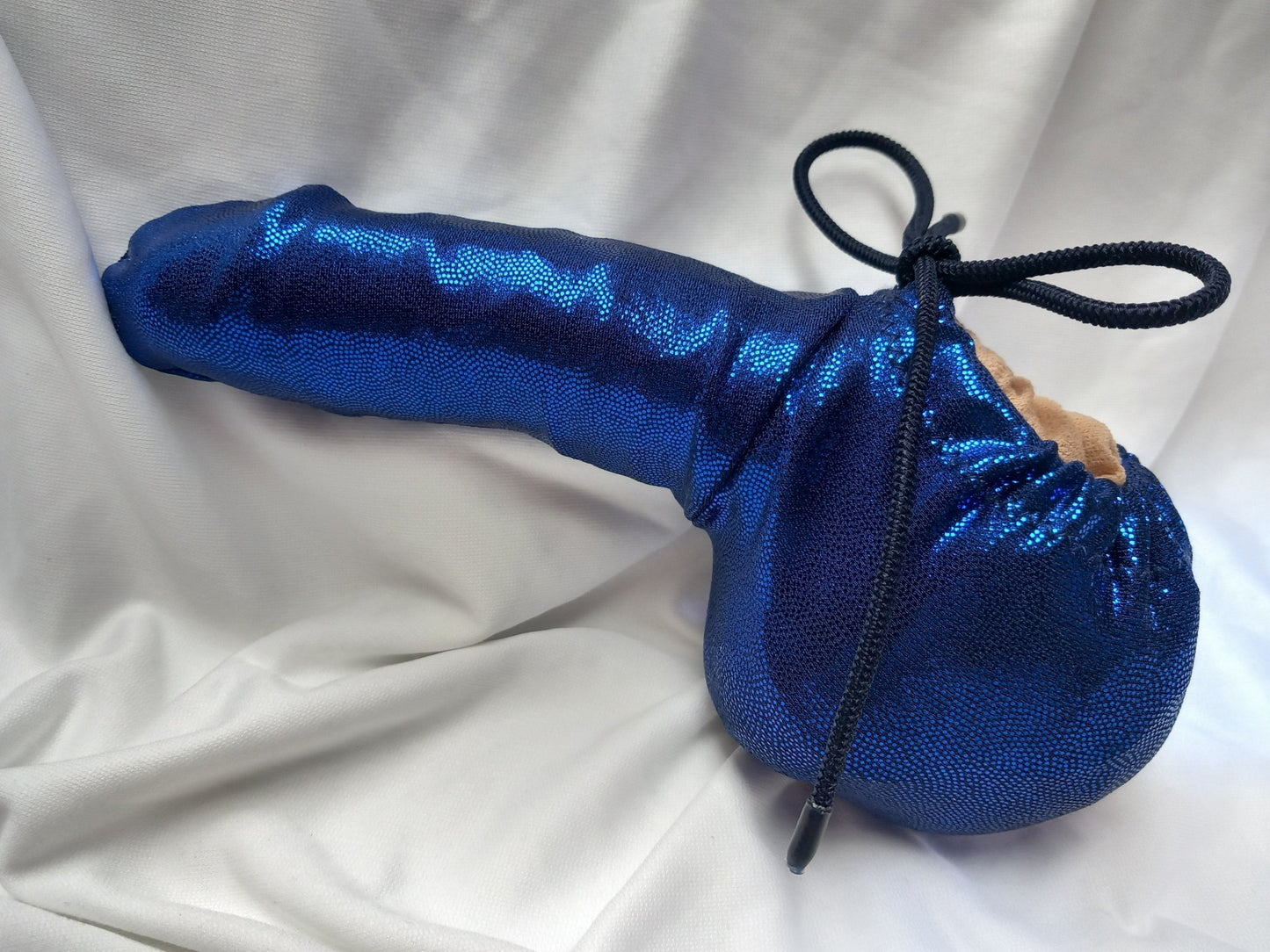 Penissocke Lümmeltüte Juwelensäckchen royalblau Metallic Willy - Pyjama Lollybag - SEXSENSE