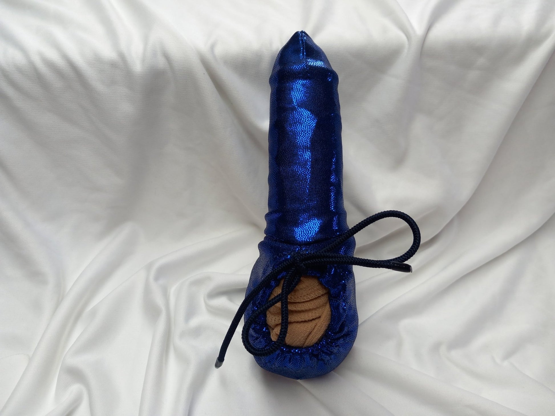 Penissocke Lümmeltüte Juwelensäckchen royalblau Metallic Willy - Pyjama Lollybag - SEXSENSE