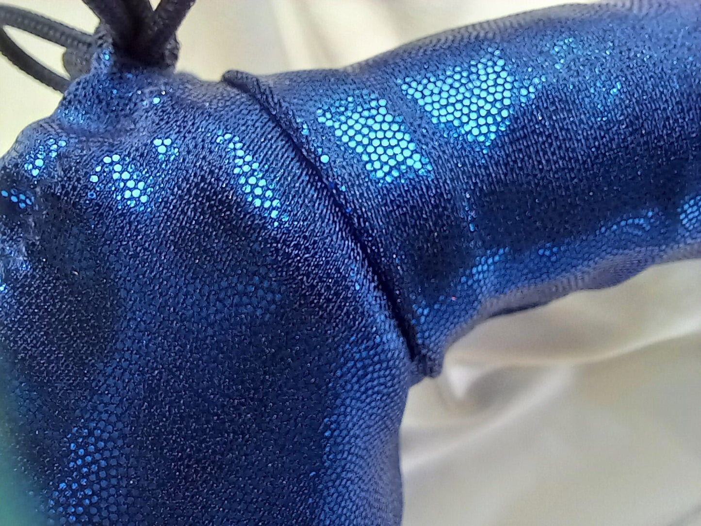 Penissocke Lümmeltüte Juwelensäckchen royalblau Metallic Willy - Pyjama Lollybag - SEXSENSE