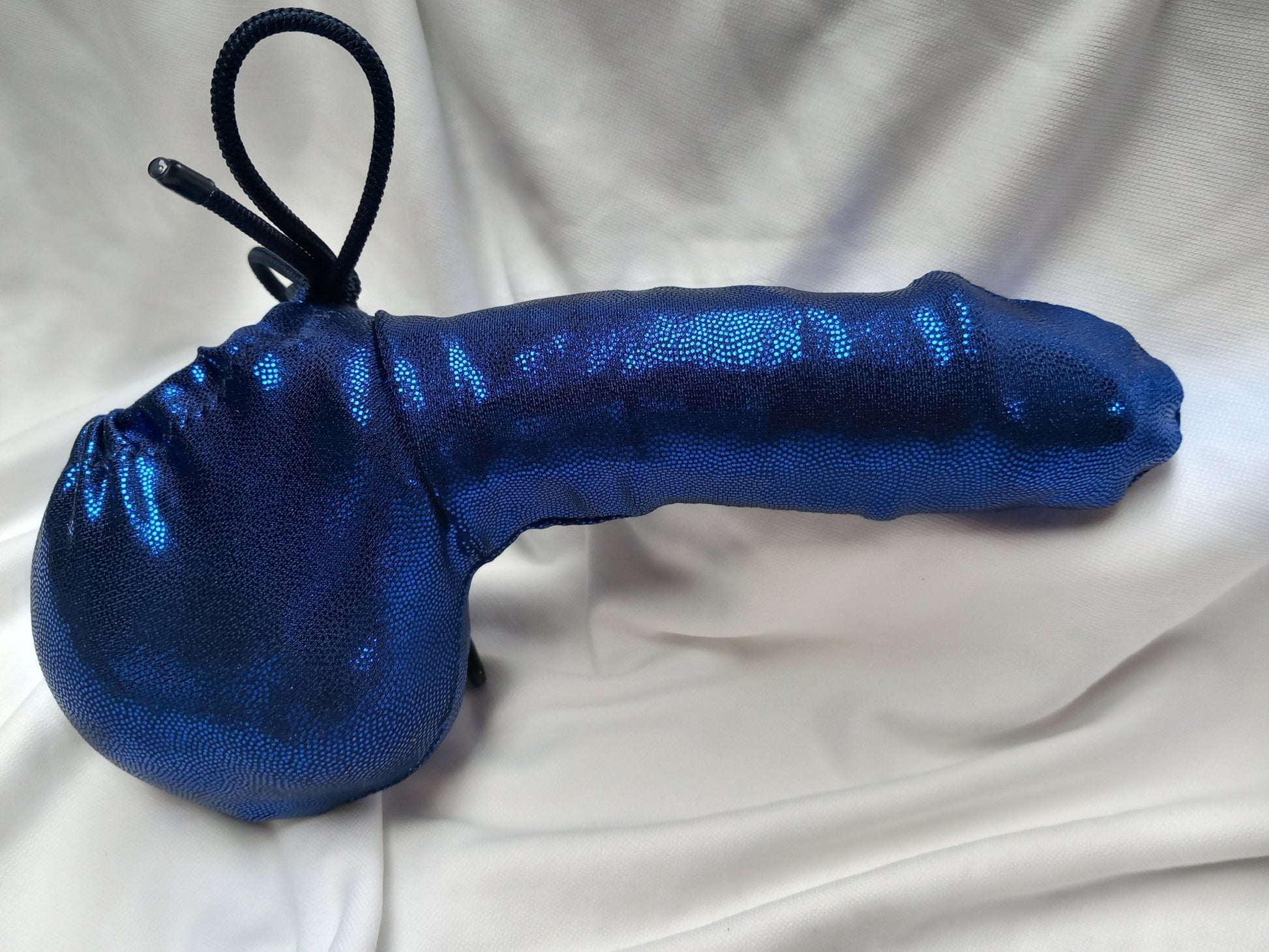 Penissocke Lümmeltüte Juwelensäckchen royalblau Metallic Willy - Pyjama Lollybag - SEXSENSE