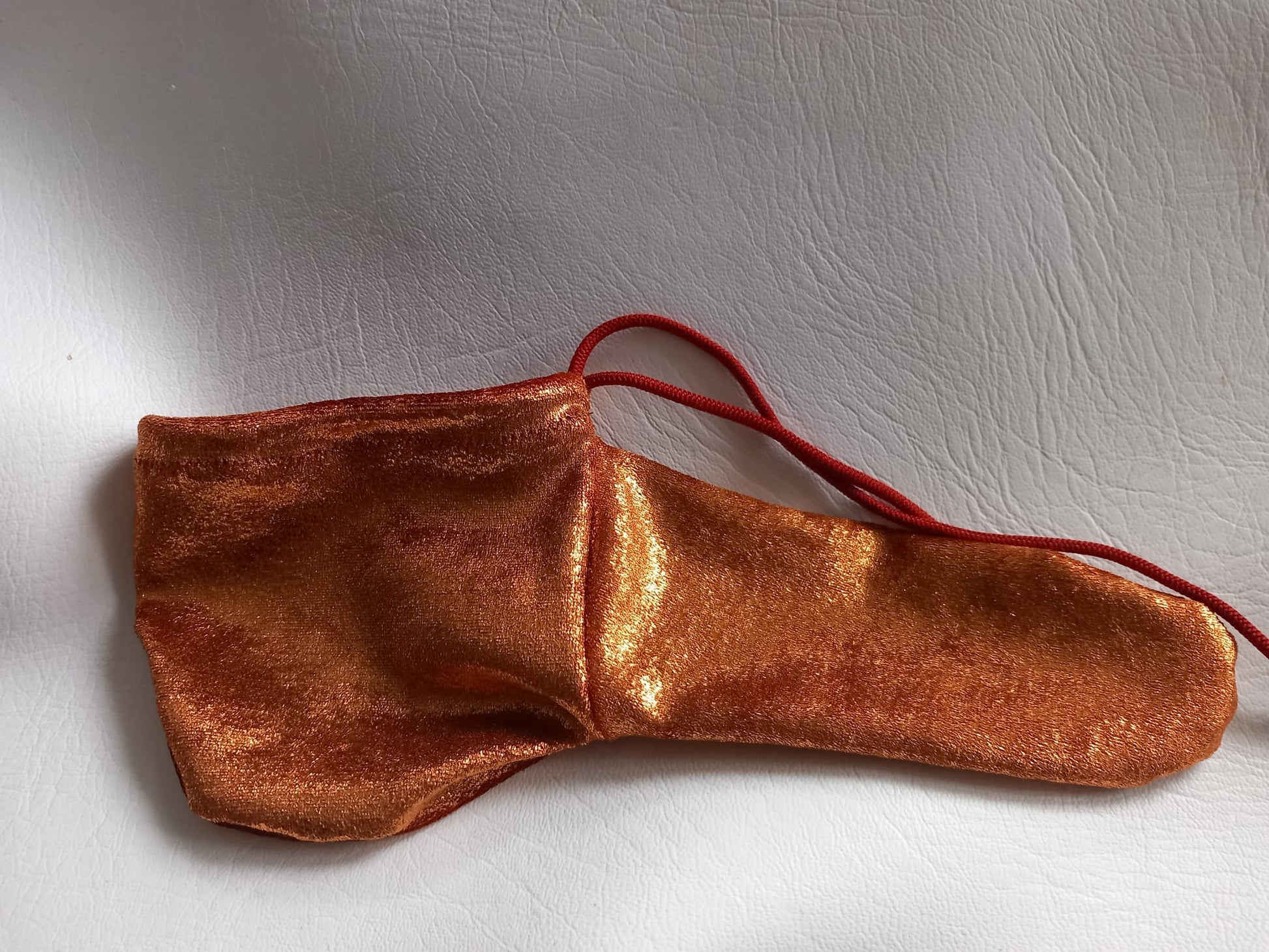 Onesleeve Penissocke Lümmeltüte Juwelensäckchen Kupfer Metallic Samt Willypyjama - SEXSENSE