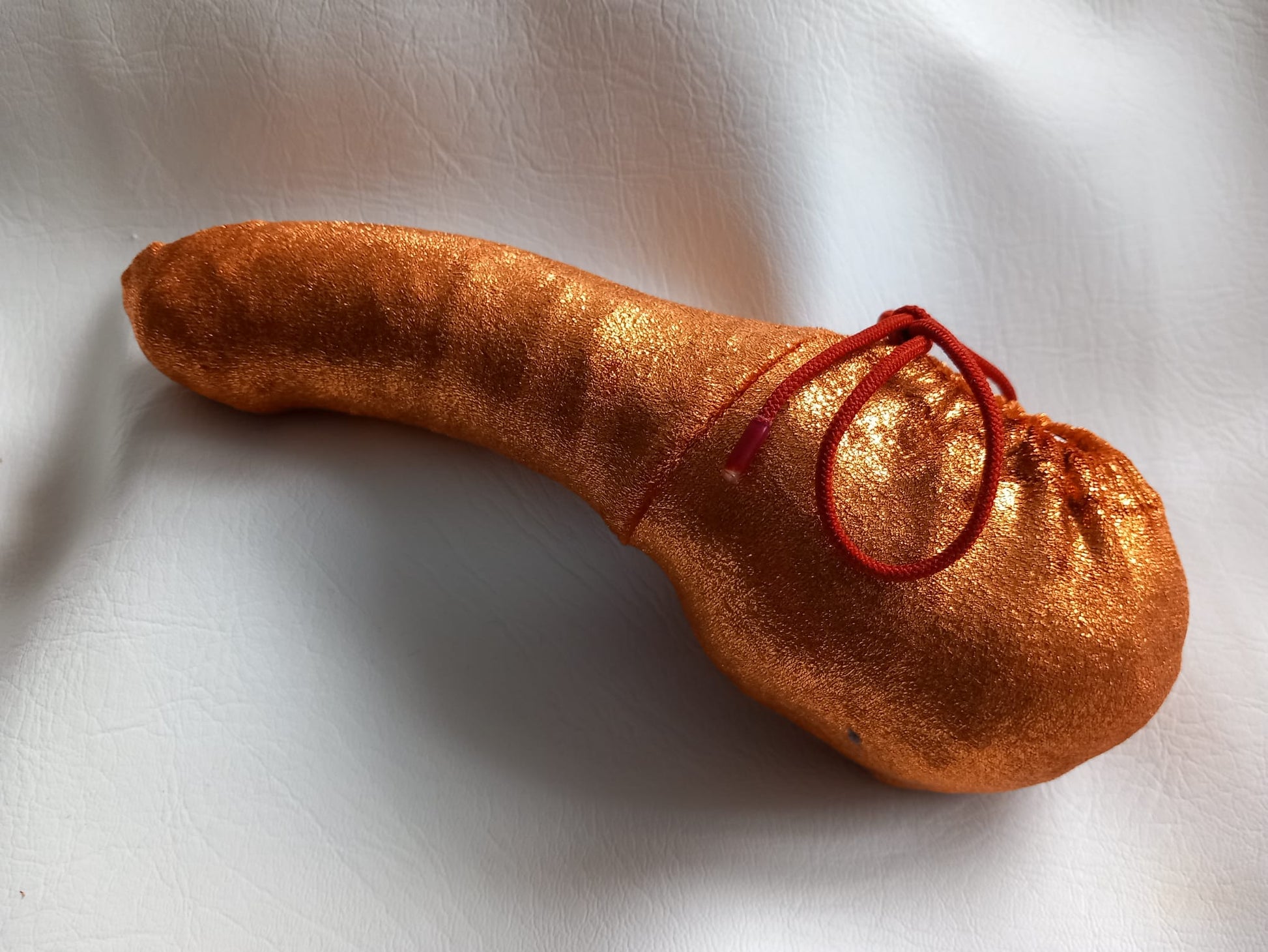 Onesleeve Penissocke Lümmeltüte Juwelensäckchen Kupfer Metallic Samt Willypyjama - SEXSENSE