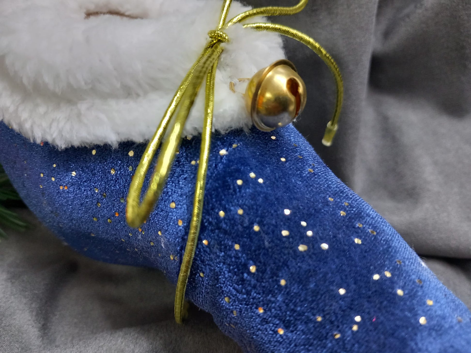 Santa Claus blue or green Lycra Velvet X - Mas Willy Pyjama with white Fur - YourSensualSecrets - YourSensualSecrets