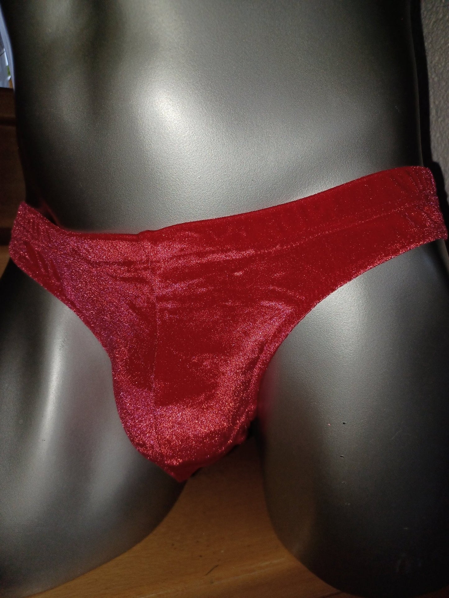 Slip Ferrari rot Stretch Samt - SEXSENSE