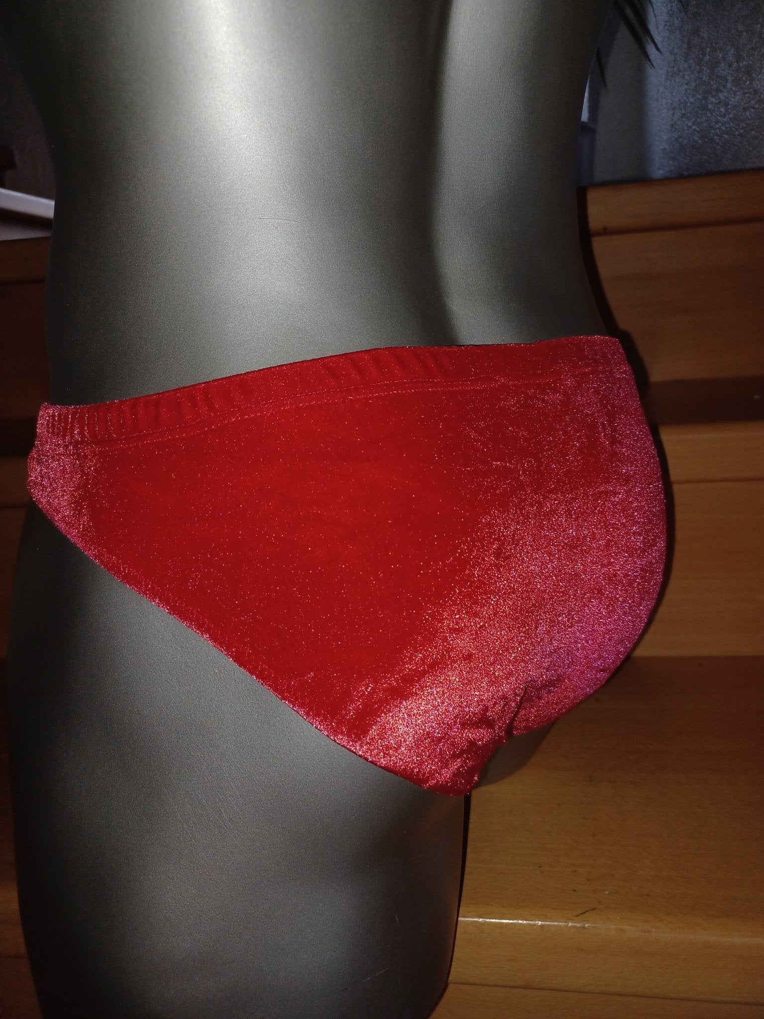Slip Ferrari rot Stretch Samt - SEXSENSE