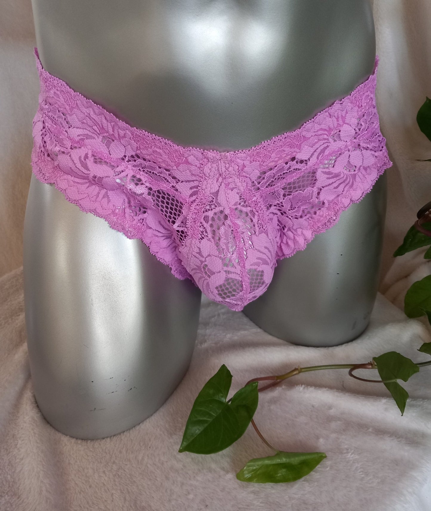 Slip Hipster Femboy Spitzen - Dessous pink - SEXSENSE