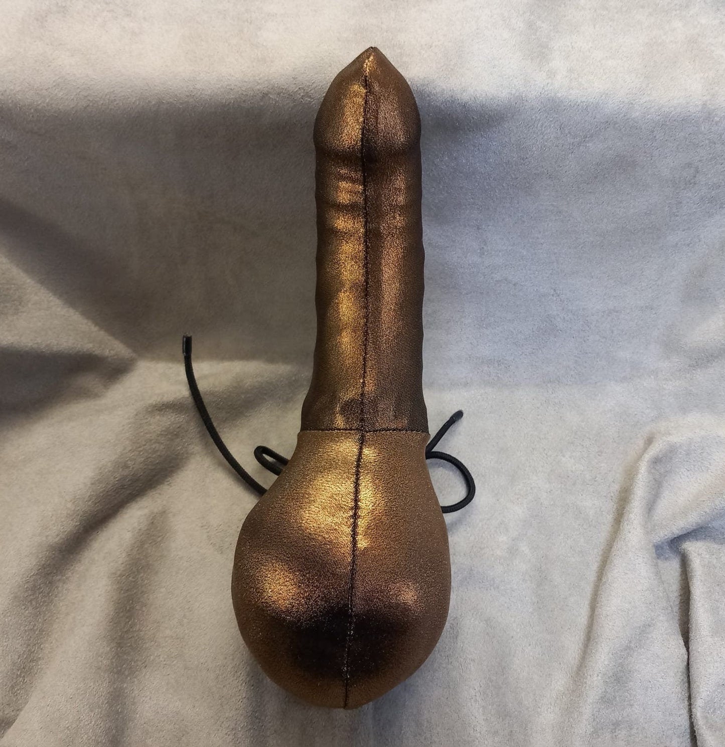 Penissocke Lümmeltüte Juwelensäckchen goldene Metallic Banane - SEXSENSE