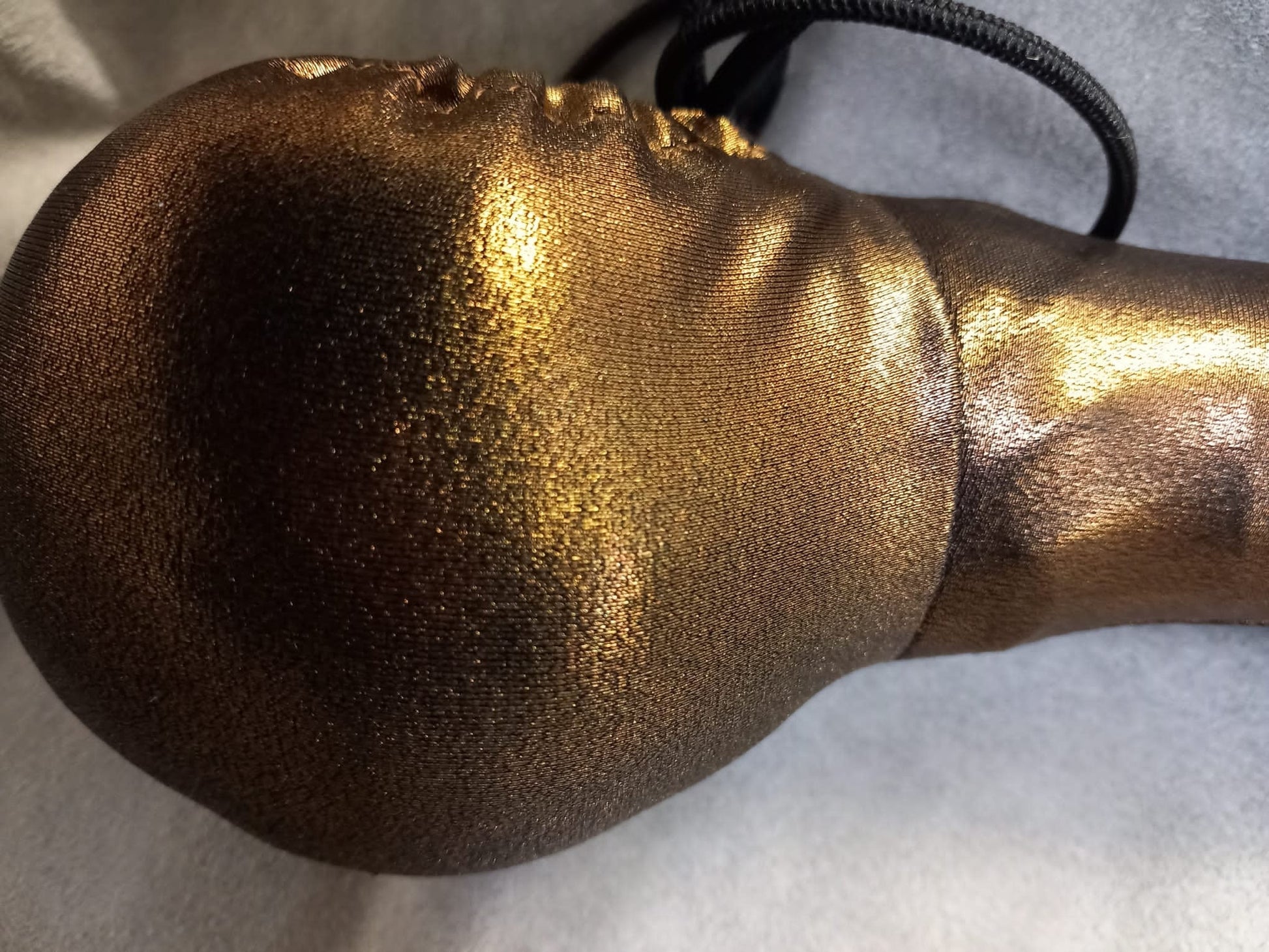 Penissocke Lümmeltüte Juwelensäckchen goldene Metallic Banane - SEXSENSE