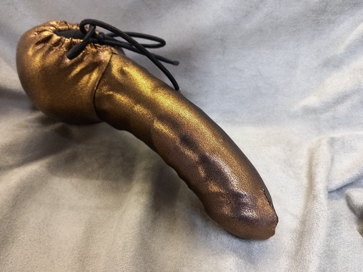 Penissocke Lümmeltüte Juwelensäckchen goldene Metallic Banane - SEXSENSE