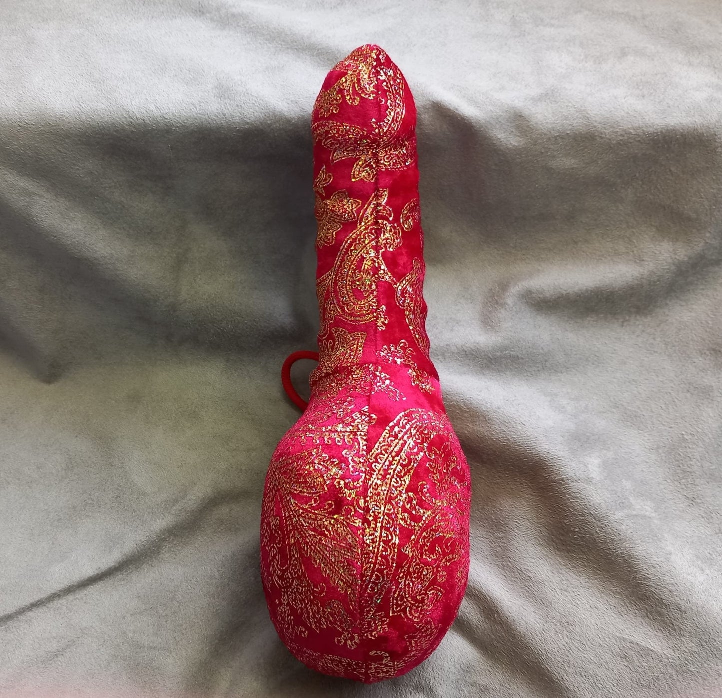 Penissocke Lümmeltüte Juwelensäckchen roter Samt Lycra mit Gold Willy Pyjama Arabische Nächte - SEXSENSE