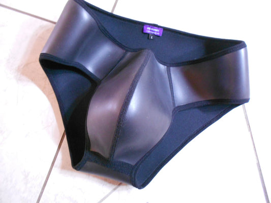 Neopren Herren Badehose echt Glatthaut Sharkskin Profi Schwimmer Triathlon Schwitzhose - SEXSENSE