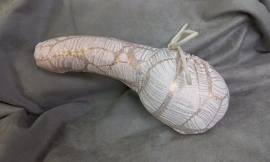 Penissocke Lümmeltüte Juwelensäckchen weißer Willy mit Hologramm Gold Onesleeve - SEXSENSE