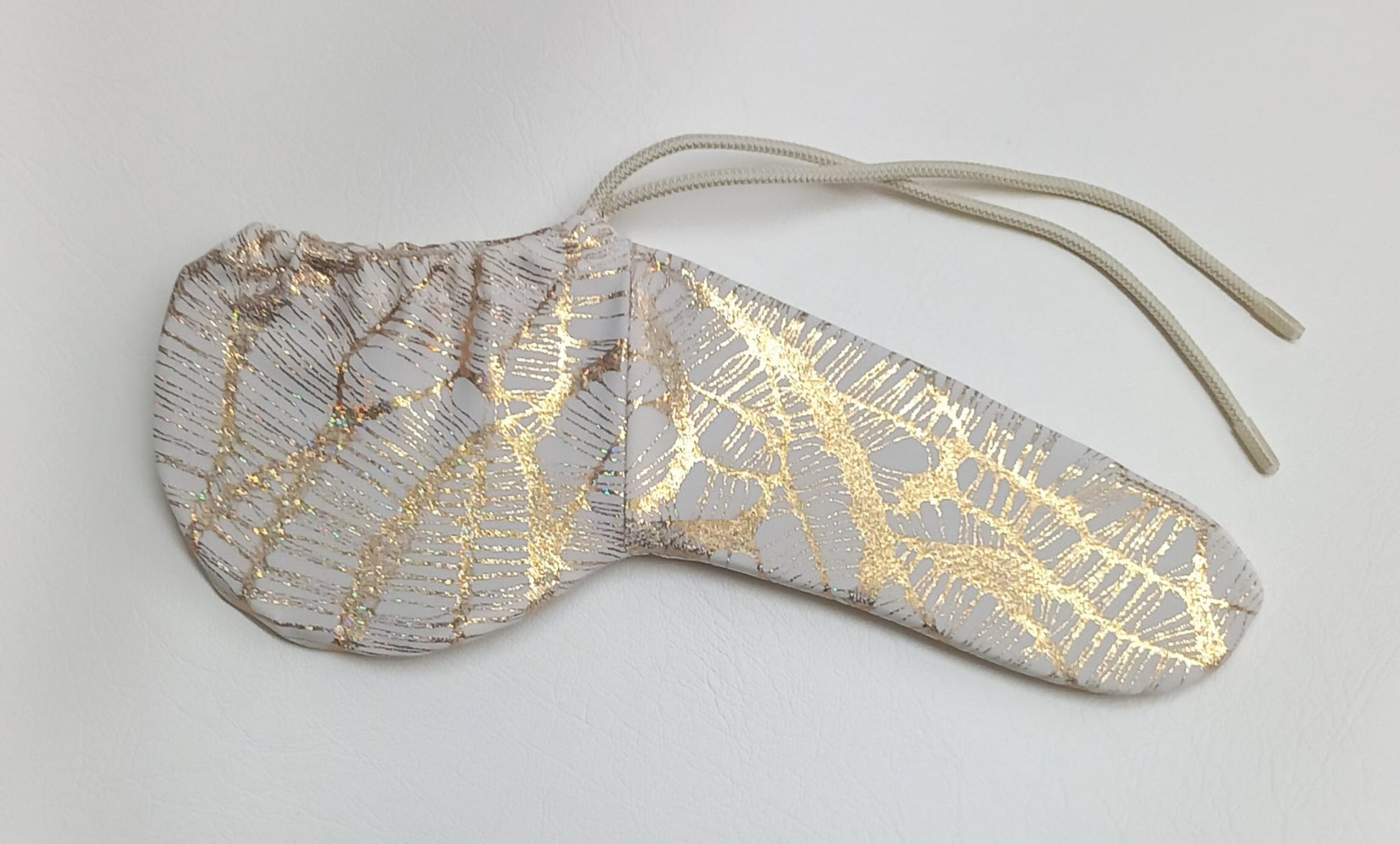 Penissocke Lümmeltüte Juwelensäckchen weißer Willy mit Hologramm Gold Onesleeve - SEXSENSE