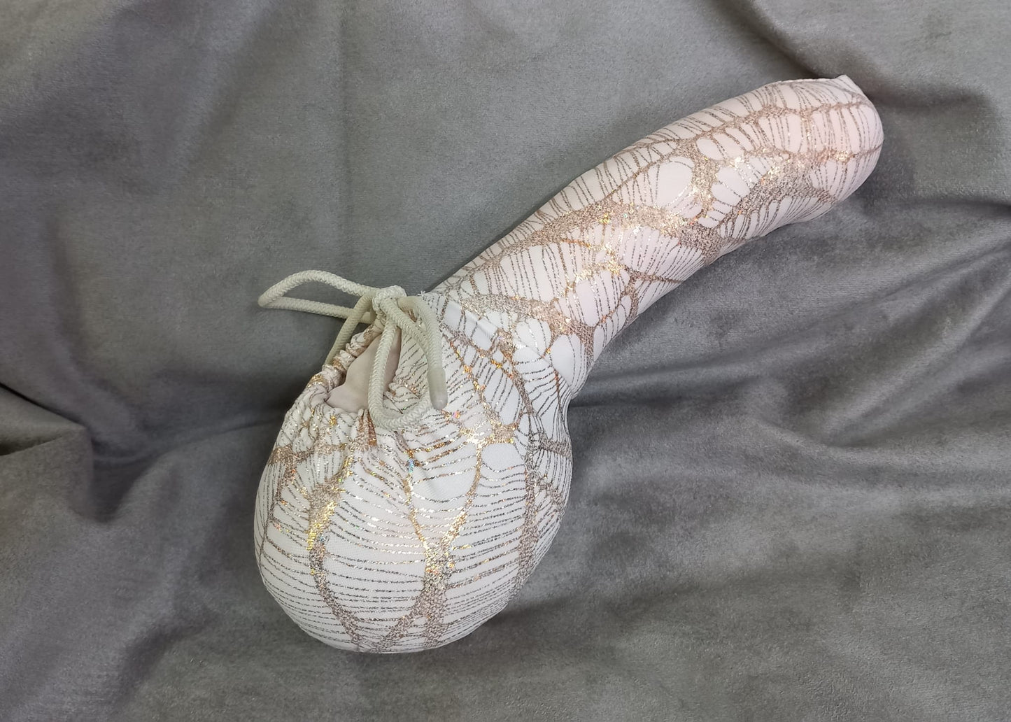 Penissocke Lümmeltüte Juwelensäckchen weißer Willy mit Hologramm Gold Onesleeve - SEXSENSE