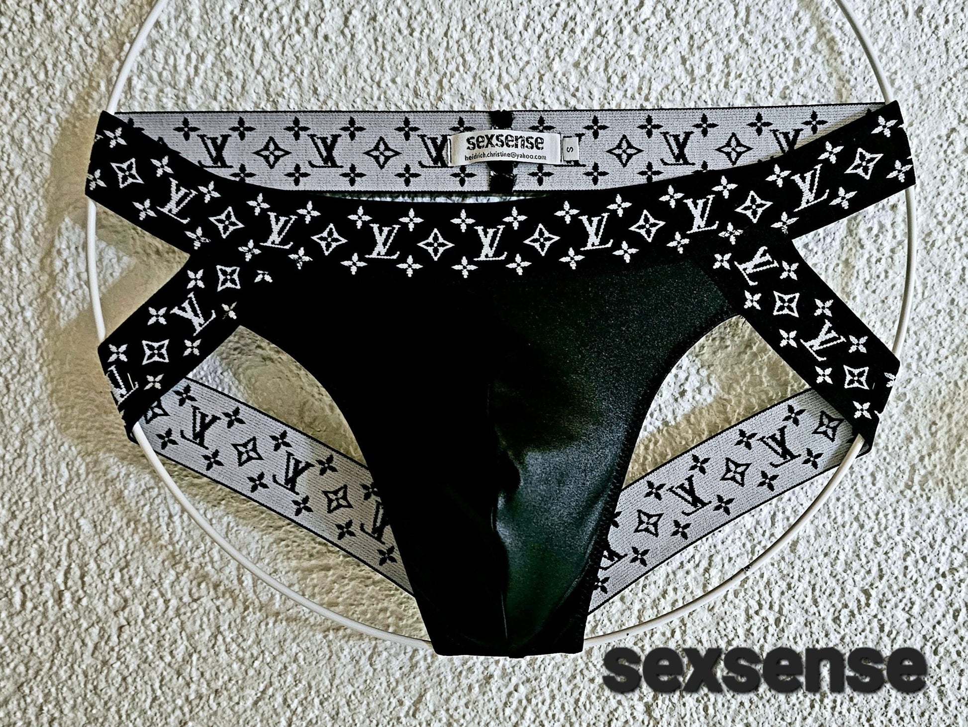 Thong Tanga ouvert Boytoy Push up Suspensorium aus Lycra - SEXSENSE