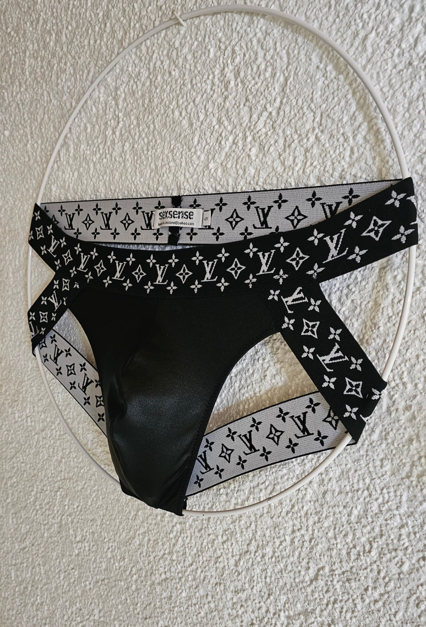 Thong Tanga ouvert Boytoy Push up Suspensorium aus Lycra - SEXSENSE