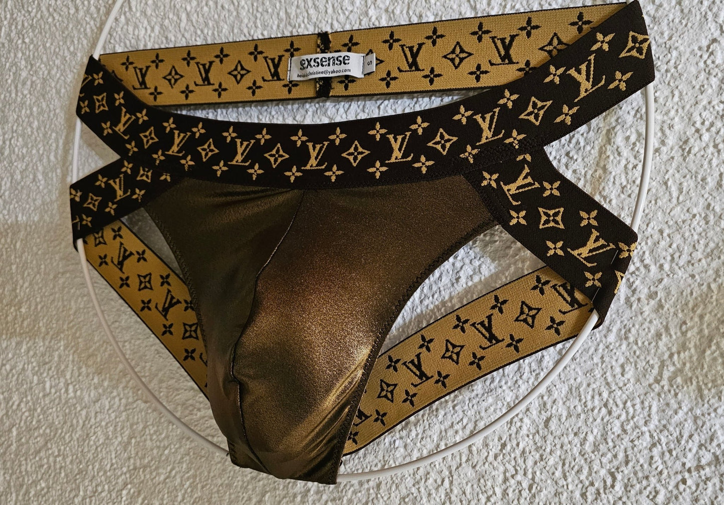 Thong Tanga ouvert Push up Suspensorium aus Lycra - SEXSENSE