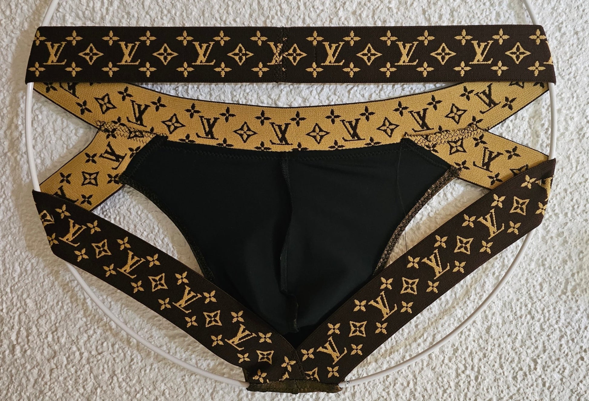 Thong Tanga ouvert Push up Suspensorium aus Lycra - SEXSENSE