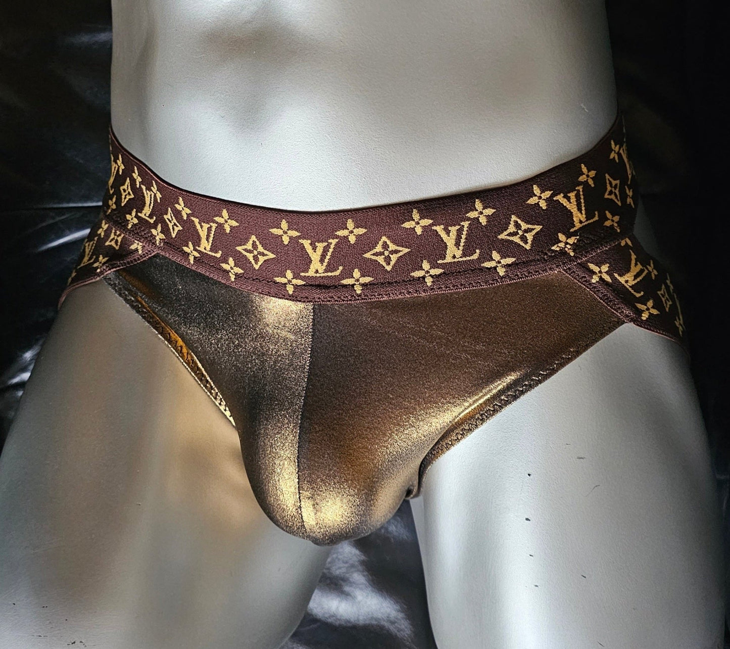 Thong Tanga ouvert Push up Suspensorium aus Lycra - SEXSENSE