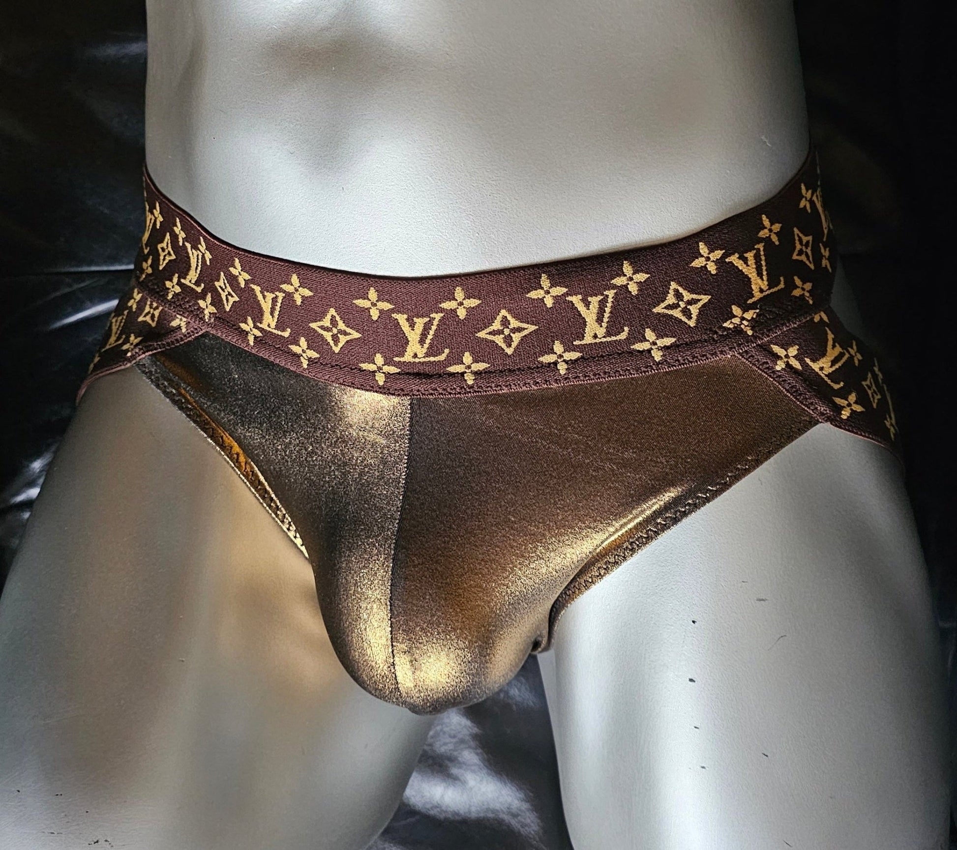 Thong Tanga ouvert Push up Suspensorium aus Lycra - SEXSENSE