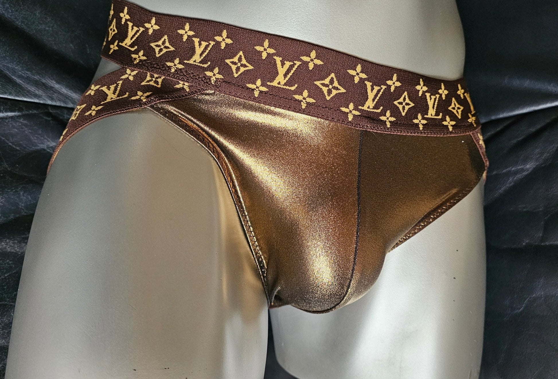 Thong Tanga ouvert Push up Suspensorium aus Lycra - SEXSENSE