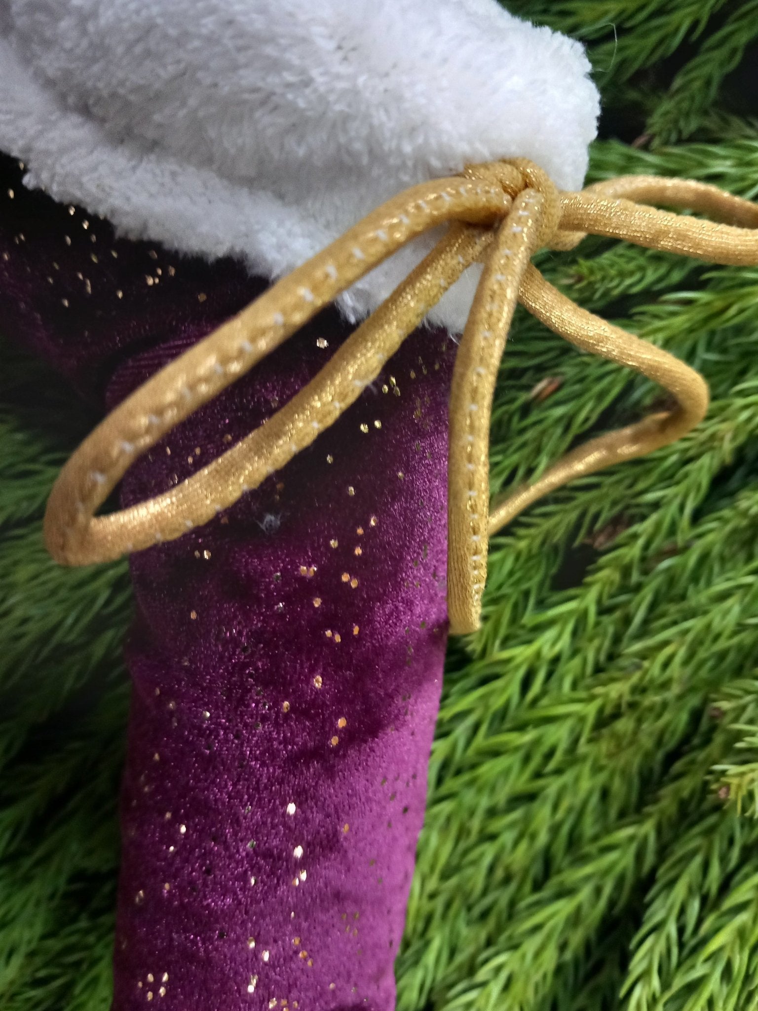 Santa Claus Purple Lycra Velvet X - Mas Willy Pyjama with Fur - YourSensualSecrets - YourSensualSecrets