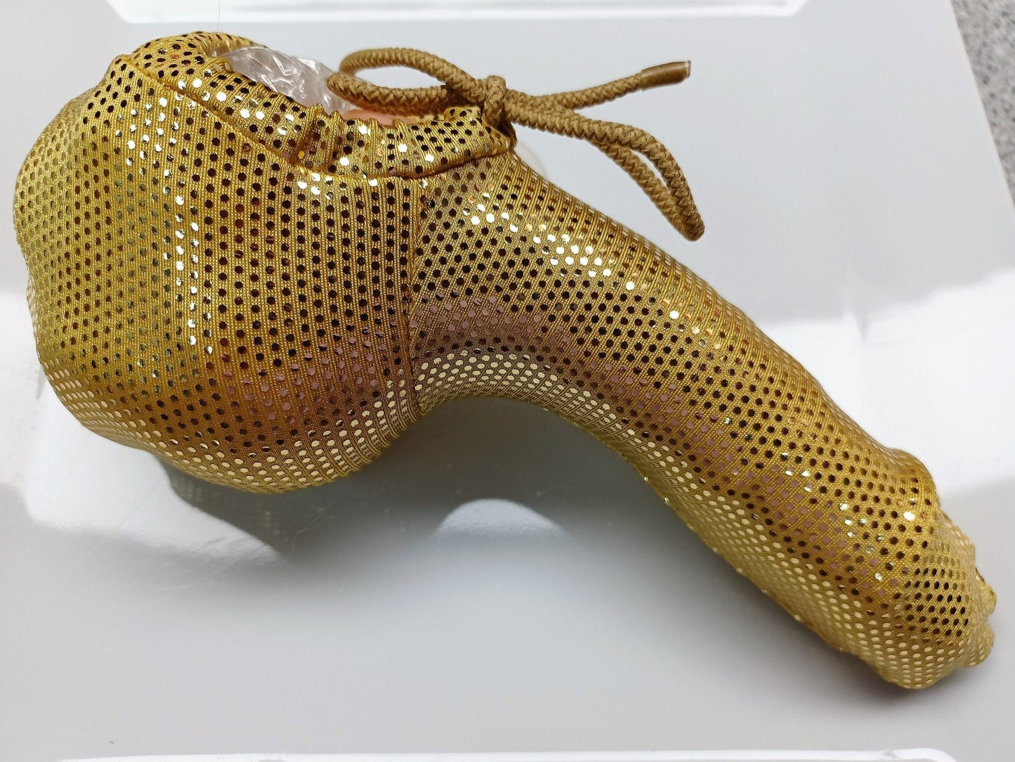 Penissocke Lümmeltüte Juwelensäckchen goldener Lycra Sleeve - SEXSENSE