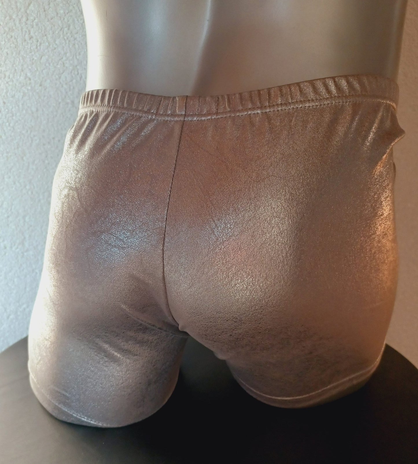 Boxershorts Wildlederimitat antik silber hellgrau - SEXSENSE